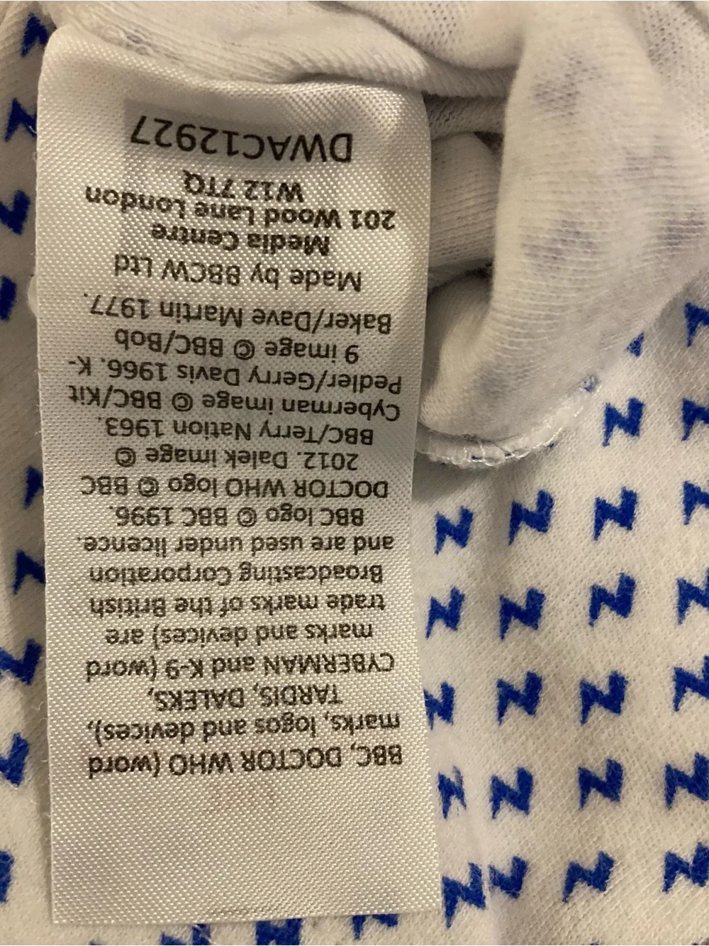 Doctor Who Tardis Future Time Lord Newborn Baby Romper Footless Coverall NB Dr.